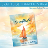 Gratitude Planner & Journal (Sailboat)