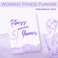 Fitness Planner (Purple)