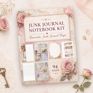 Junk Journal Notebook Kit