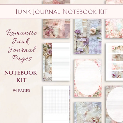 Junk Journal Notebook Kit