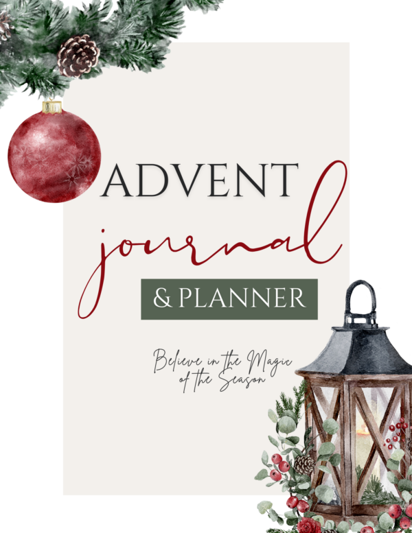 Advent journal and planner cover