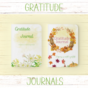 Floral Butterfly and Autumn Pumpkin Journal mockup