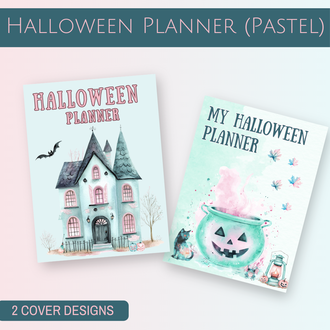 Halloween Planner Cover - 2 Designs