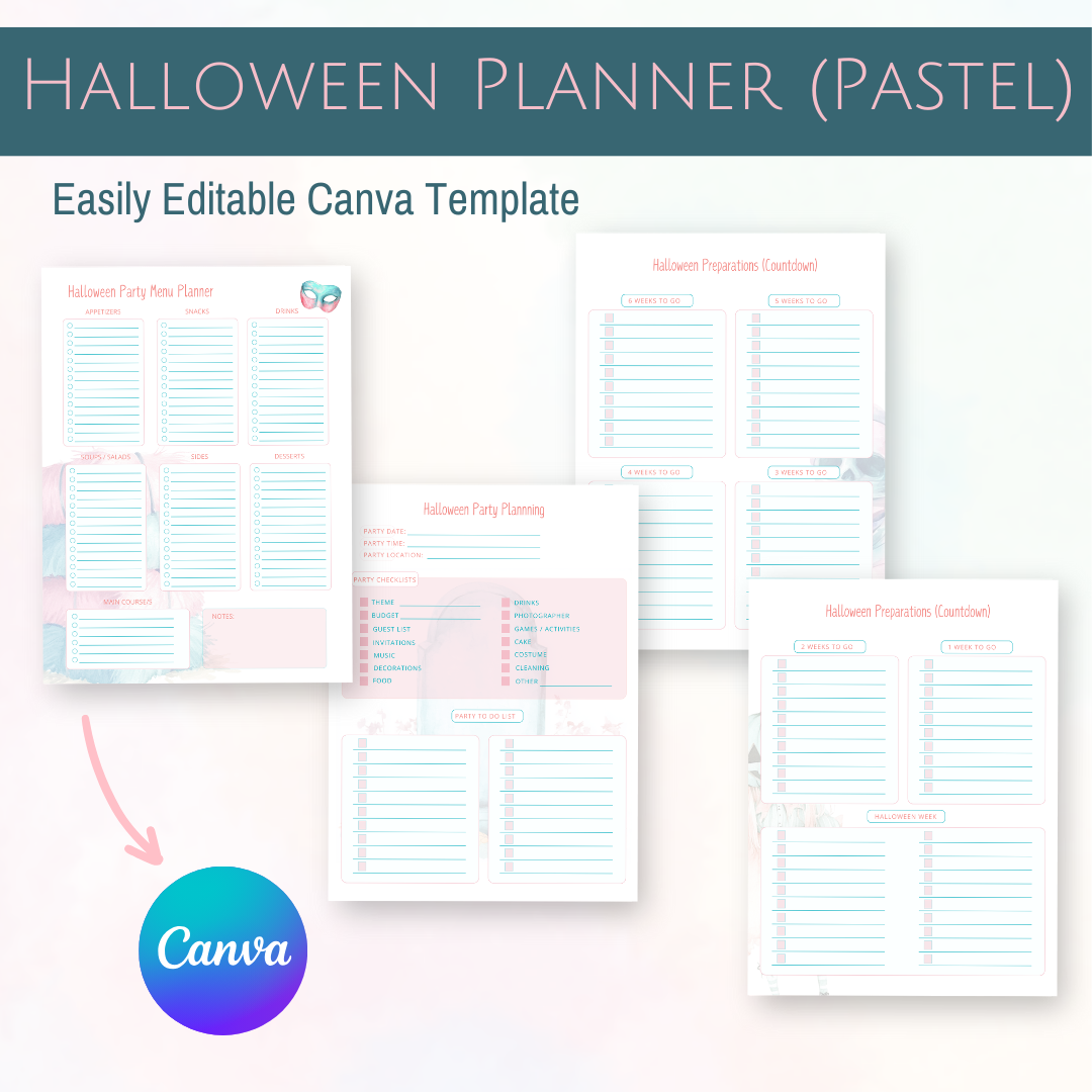 Halloween Planner Pages 3